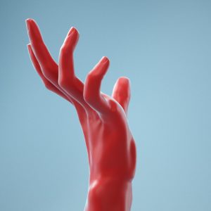 Clawing Horror Realistic Hand