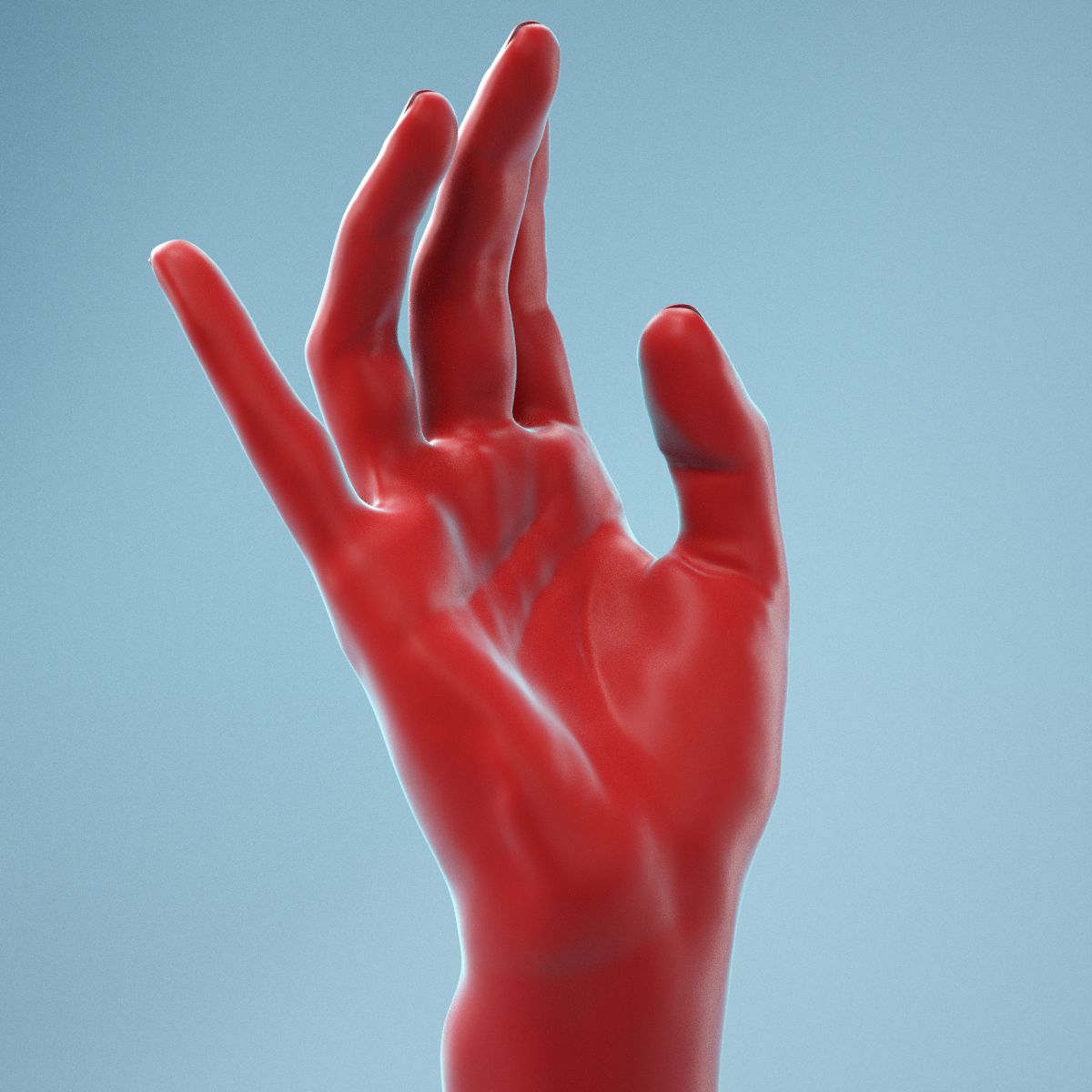 Elegant Relaxed Realistic Hand