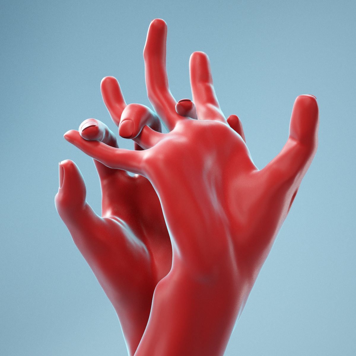 Pulling Back Realistic Hands