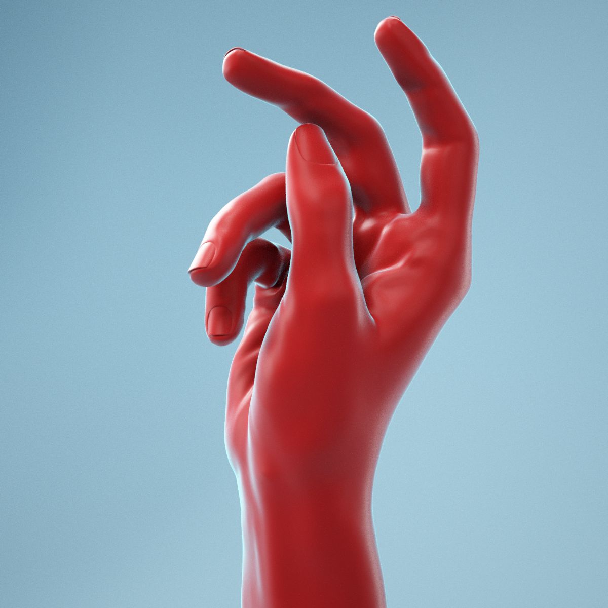 Relaxed Grip Realistic Hand