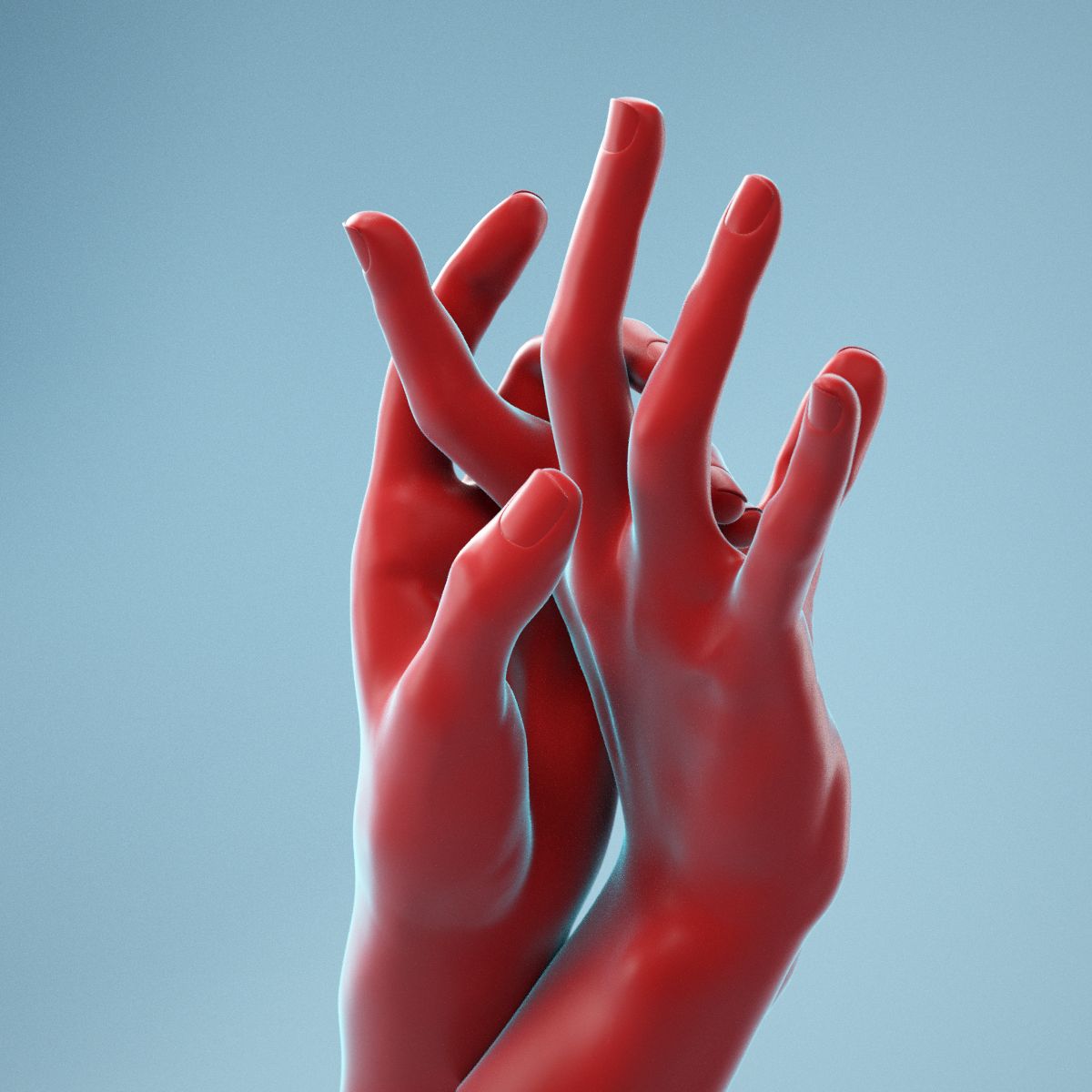Washing Realistic Hands