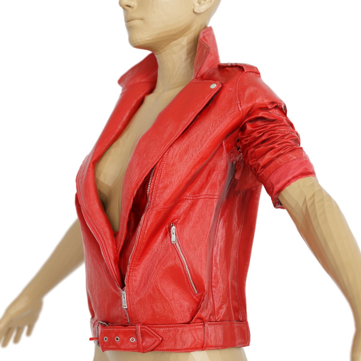 Vintage Jacket Red Leather