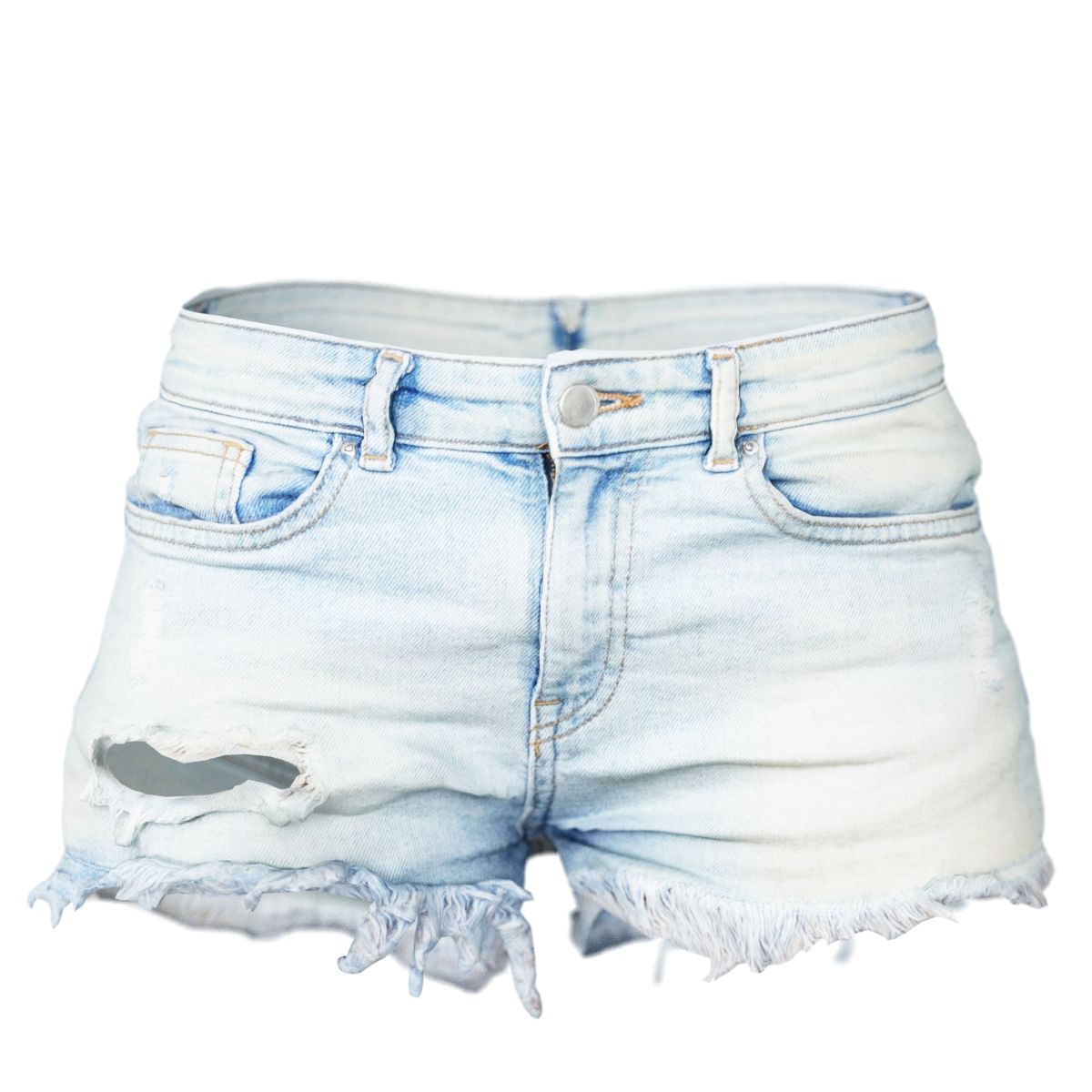 Vintage Shorts Jeans Light Ripped
