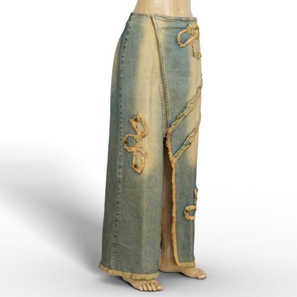 Vintage Skirt Long Jeans