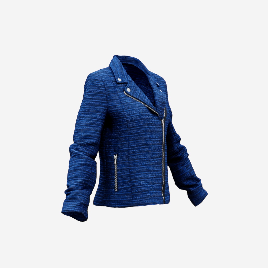 Blue Fabric Jacket