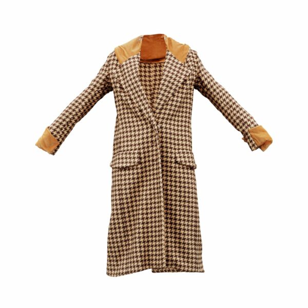 Houndstooth Coat Closed