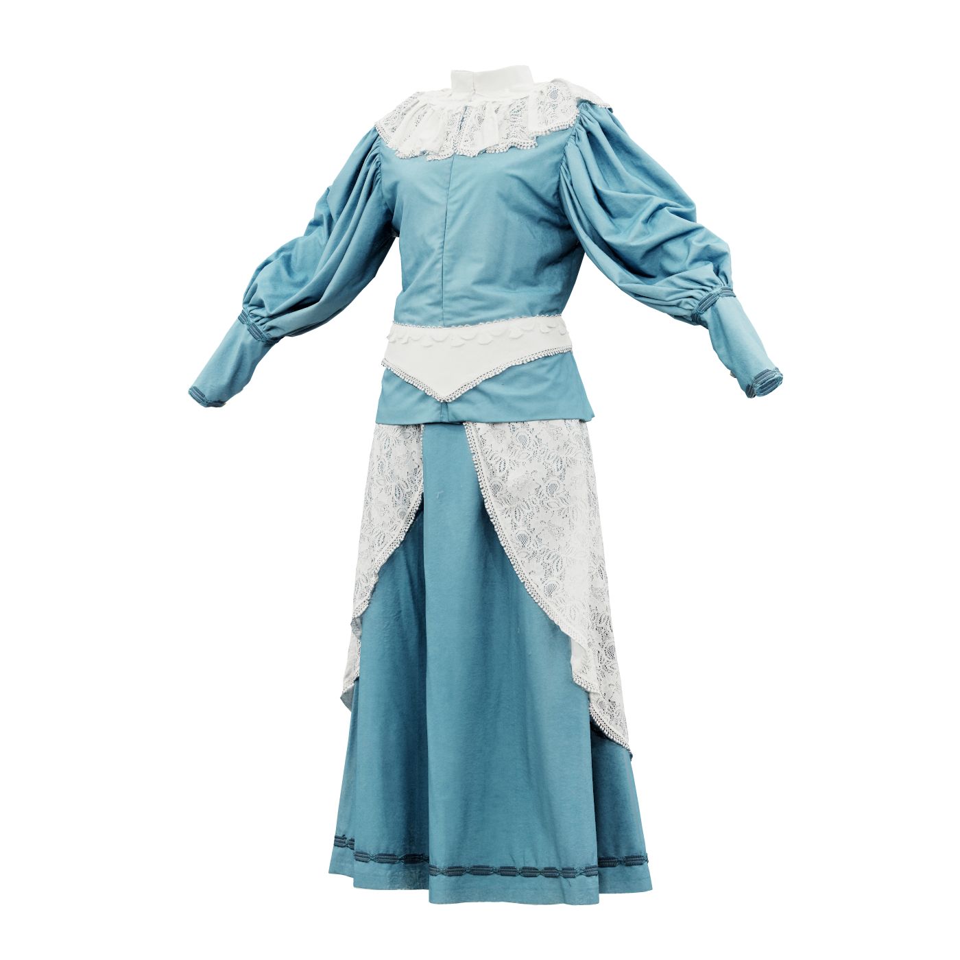 Lace Decorated Dress Belt